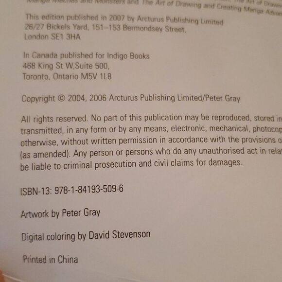 The Complete Book of Drawing Manga by Peter Gray - Picture 3 of 6